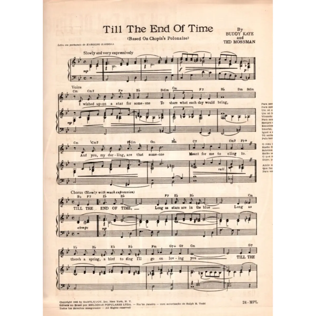 Till The End Of Time  - Fox  (Edição Antiga)