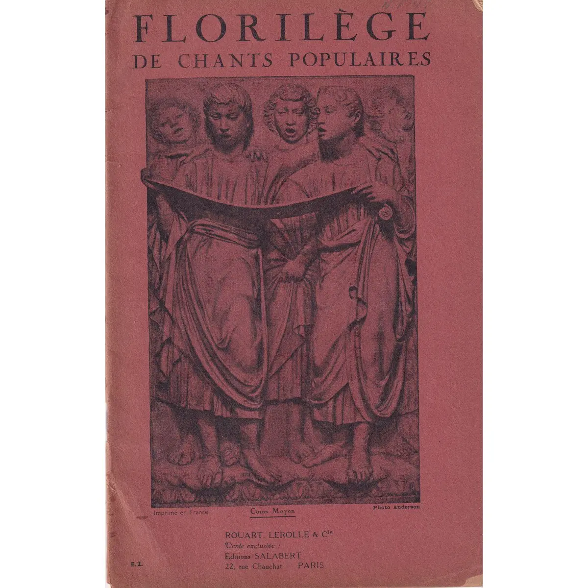 Florilege De Chants Pop. - Cours Moyen  (Edição Antiga)