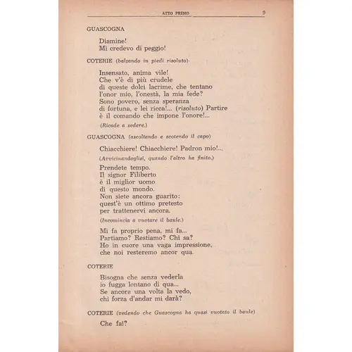 Un Curioso Accidente  - Libreto  (Edição Antiga)