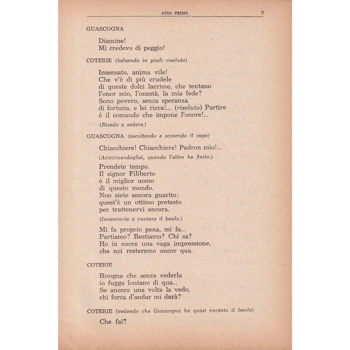 Un Curioso Accidente  - Libreto  (Edição Antiga)