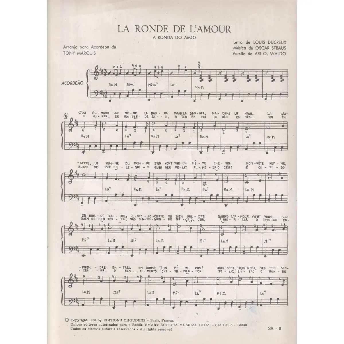 A Ronda Do Amor  - La Ronde De L´Amour