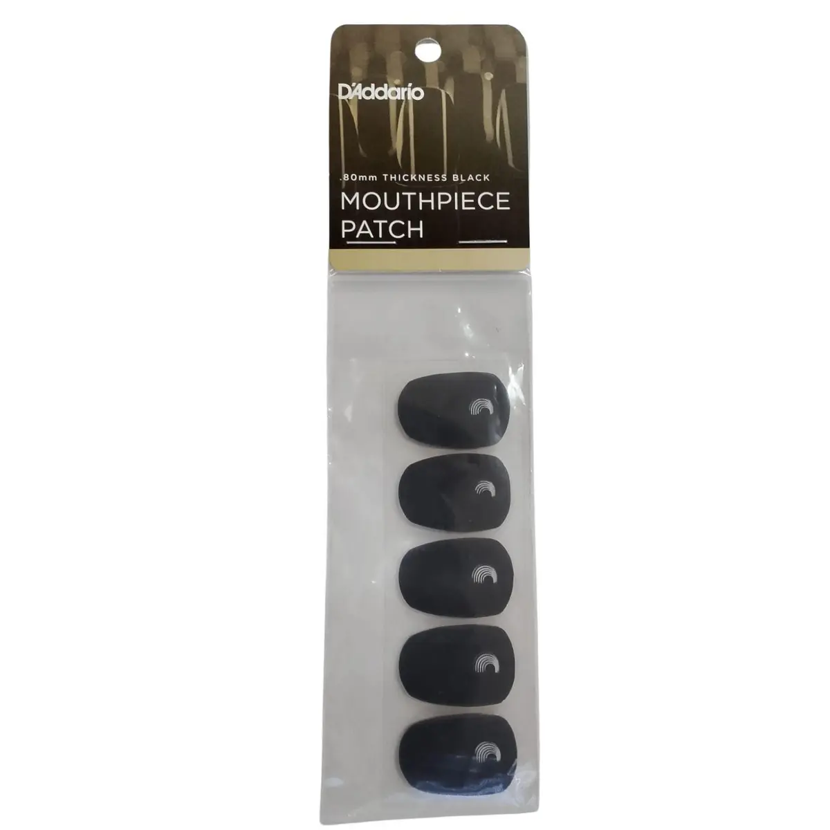 Protetor adesivo para boquilhas D’Addario Reserve RMP01B Preto 0.80MM (5 Unidades)