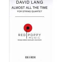 Almost All The Time for String Quartet - score + parts