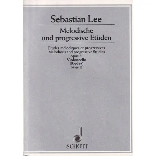 Melodische Und Progressive Etuden - Op.31 - Vol.2