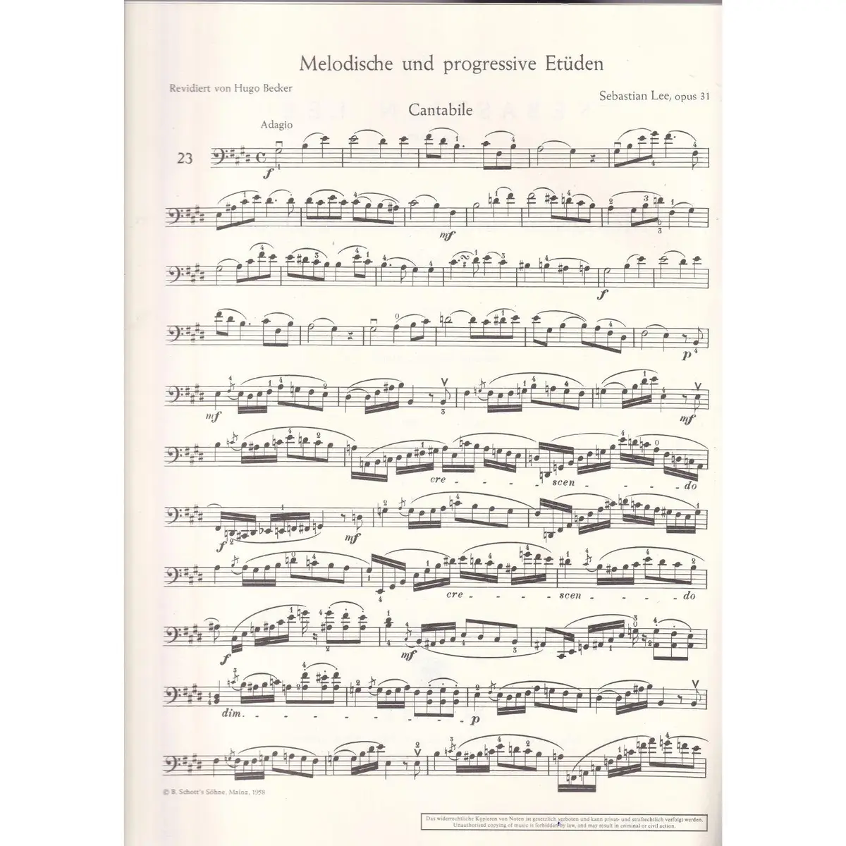 Melodische Und Progressive Etuden - Op.31 - Vol.2