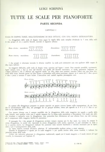 Tutte le scale per pianoforte - parte 1