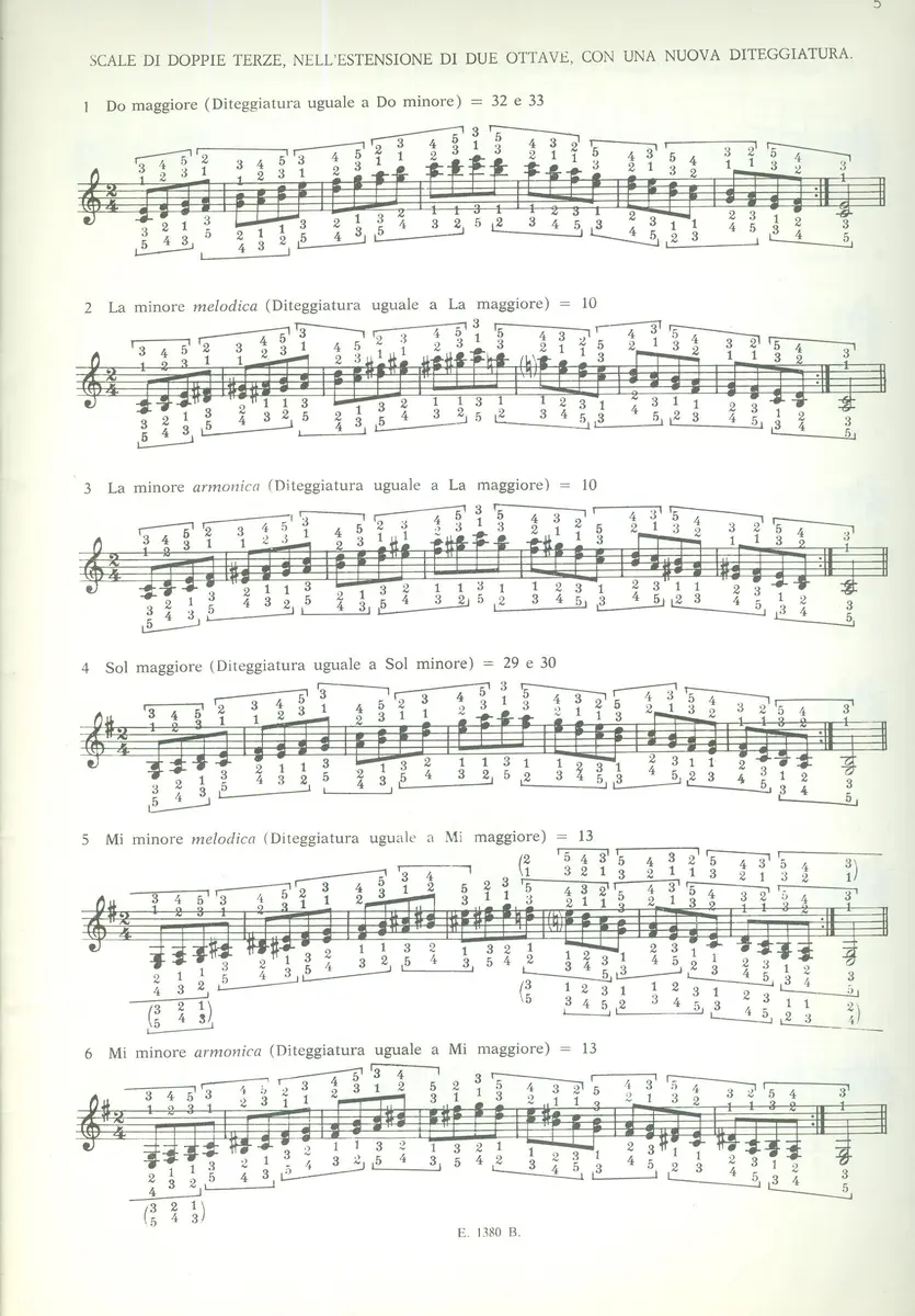 Tutte le scale per pianoforte - parte 1