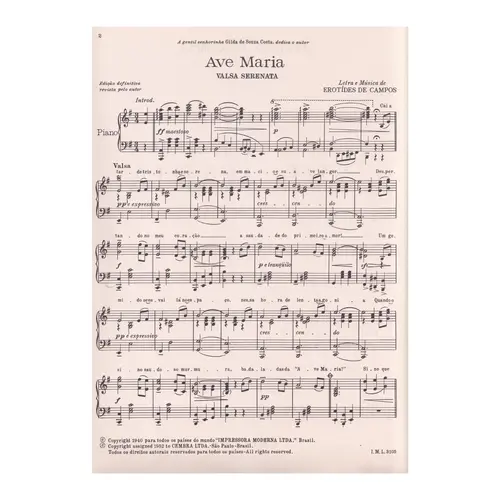 Ave Maria - Valsa Serenata