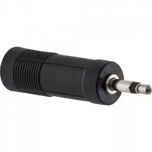 Adaptador P10 x P2 stereo pro Custom Sound CSTC219 verm/dourado CS703