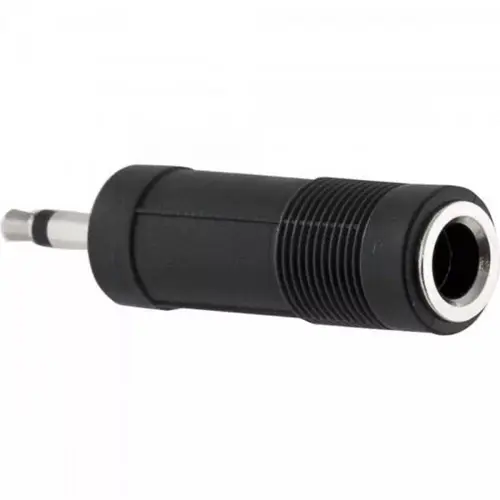 Adaptador P2 x P10 stereo pro Custom Sound CSHF 990 preto CS702