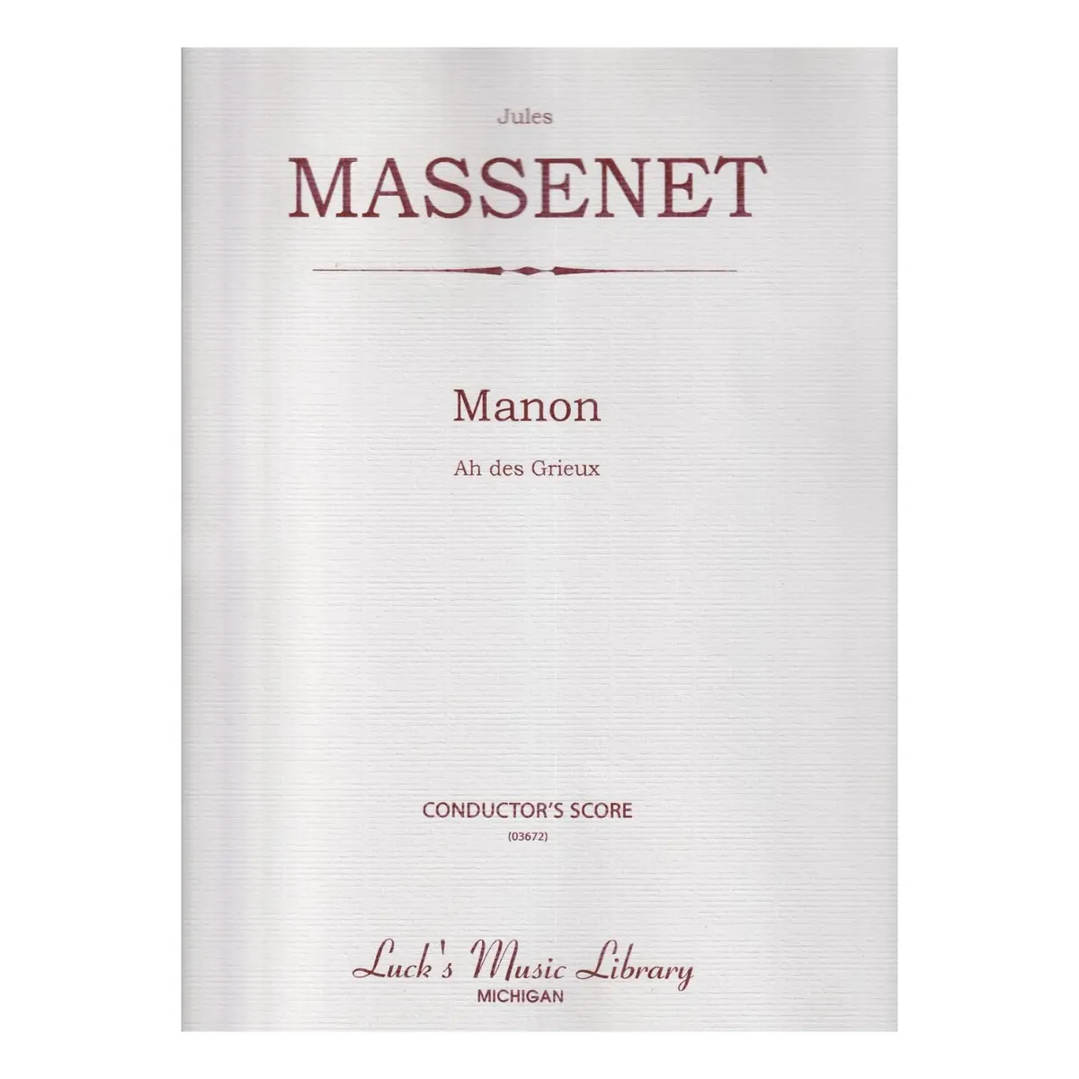 The pearl of fishers: Je crois entendre encore (partitura regente+partes)