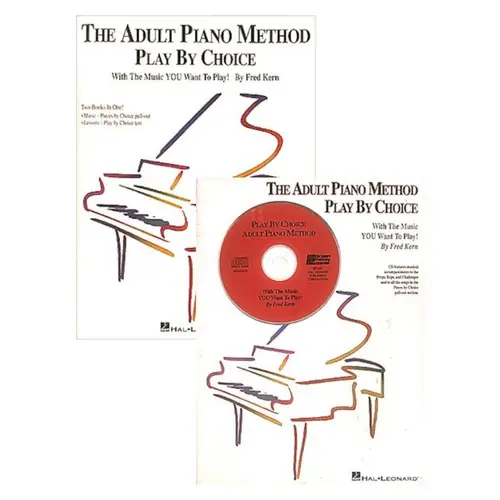 Kit - The Adult Piano Method Play By Choice + CD de acompanhamento