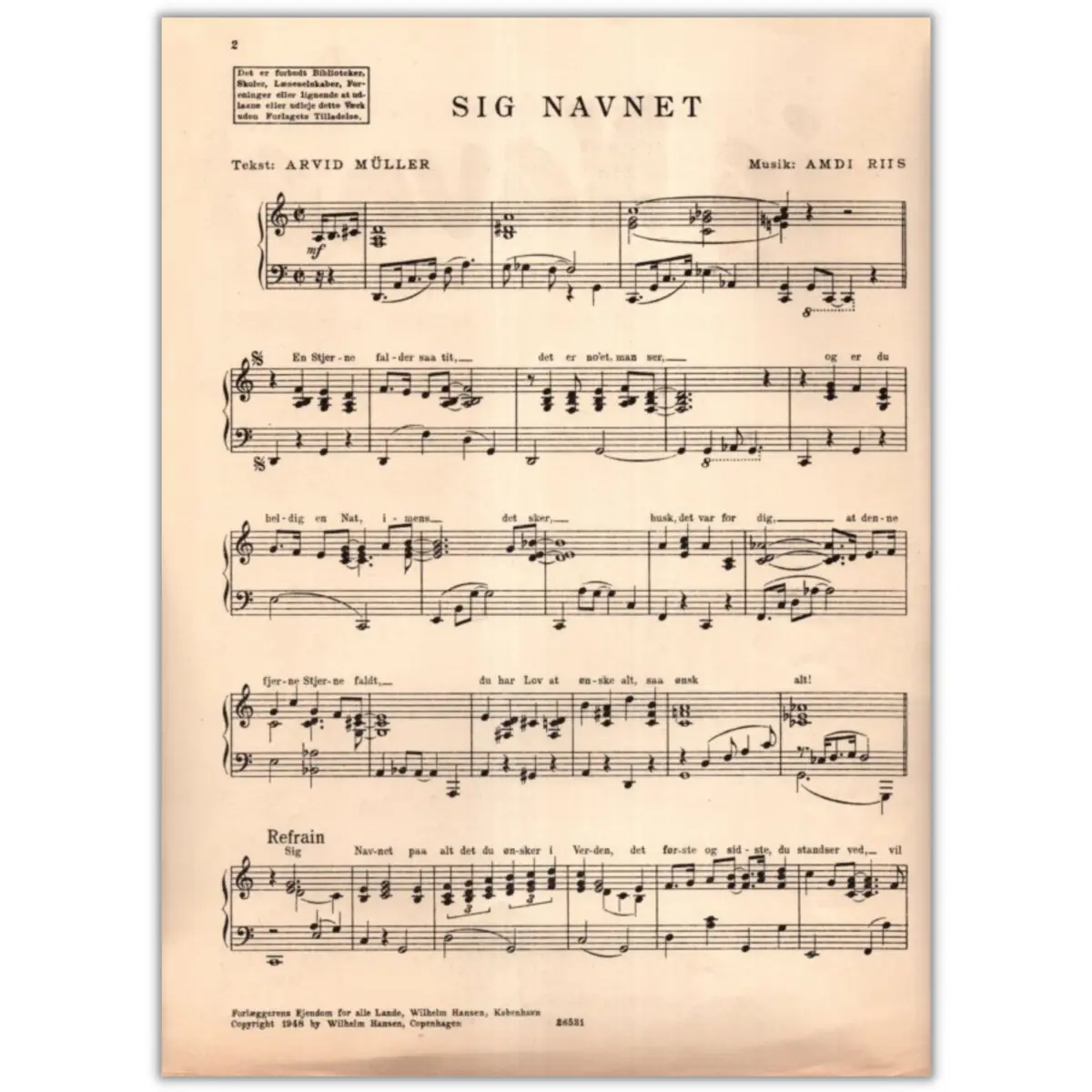 Sig Navnet  (Edição Antiga)