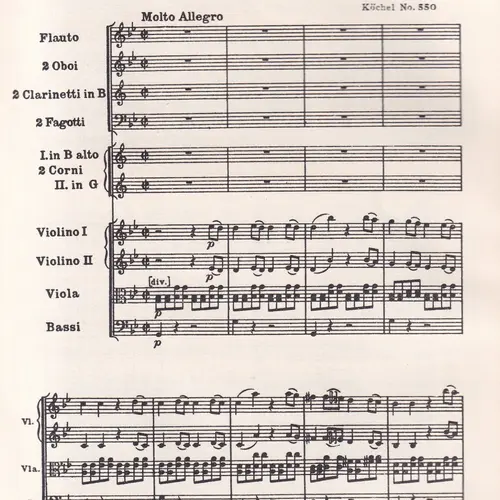 Symphony G Minor - Kv 550  (partitura de bolso)