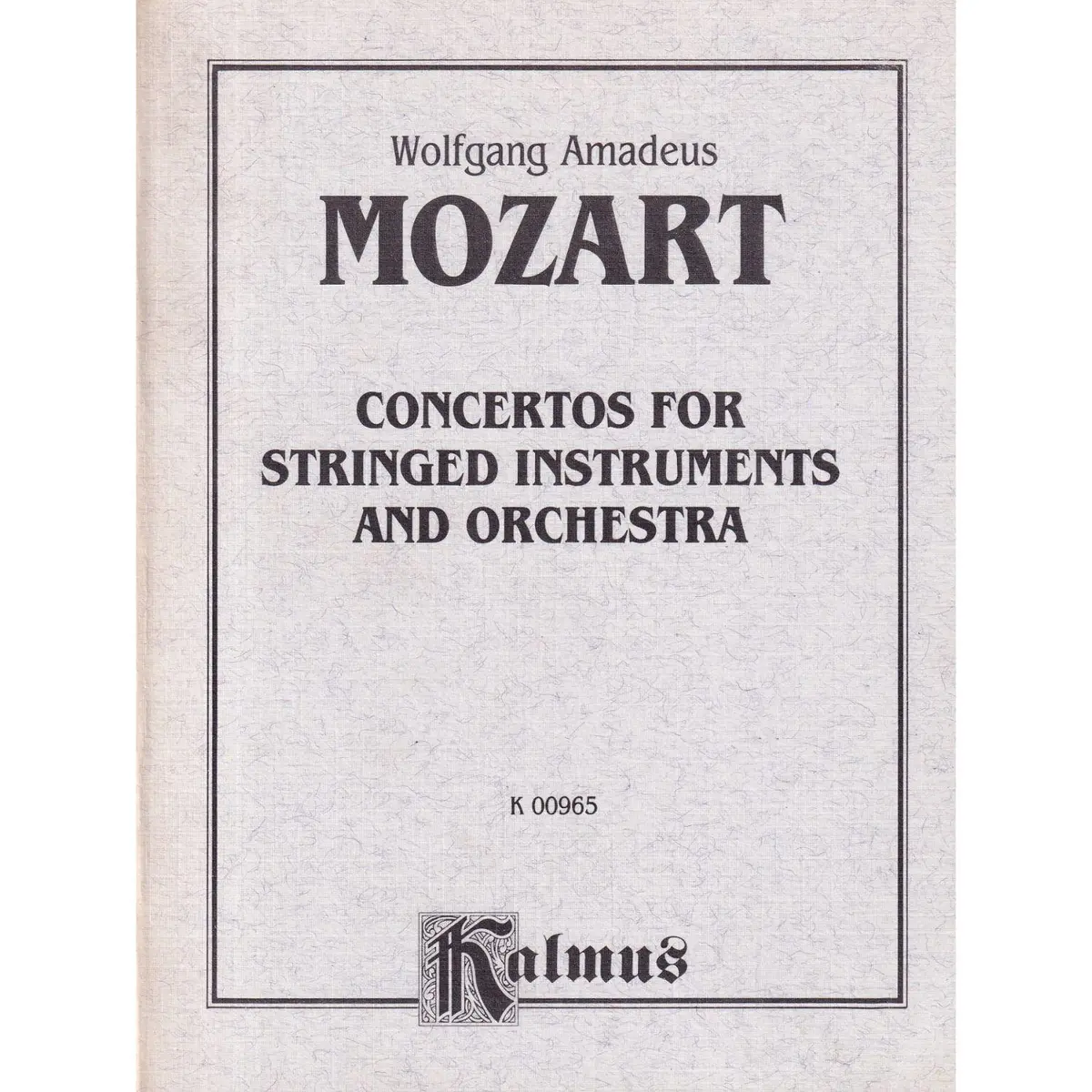 Concertos For String. Kv 219, 261, 269 (partitura de bolso)