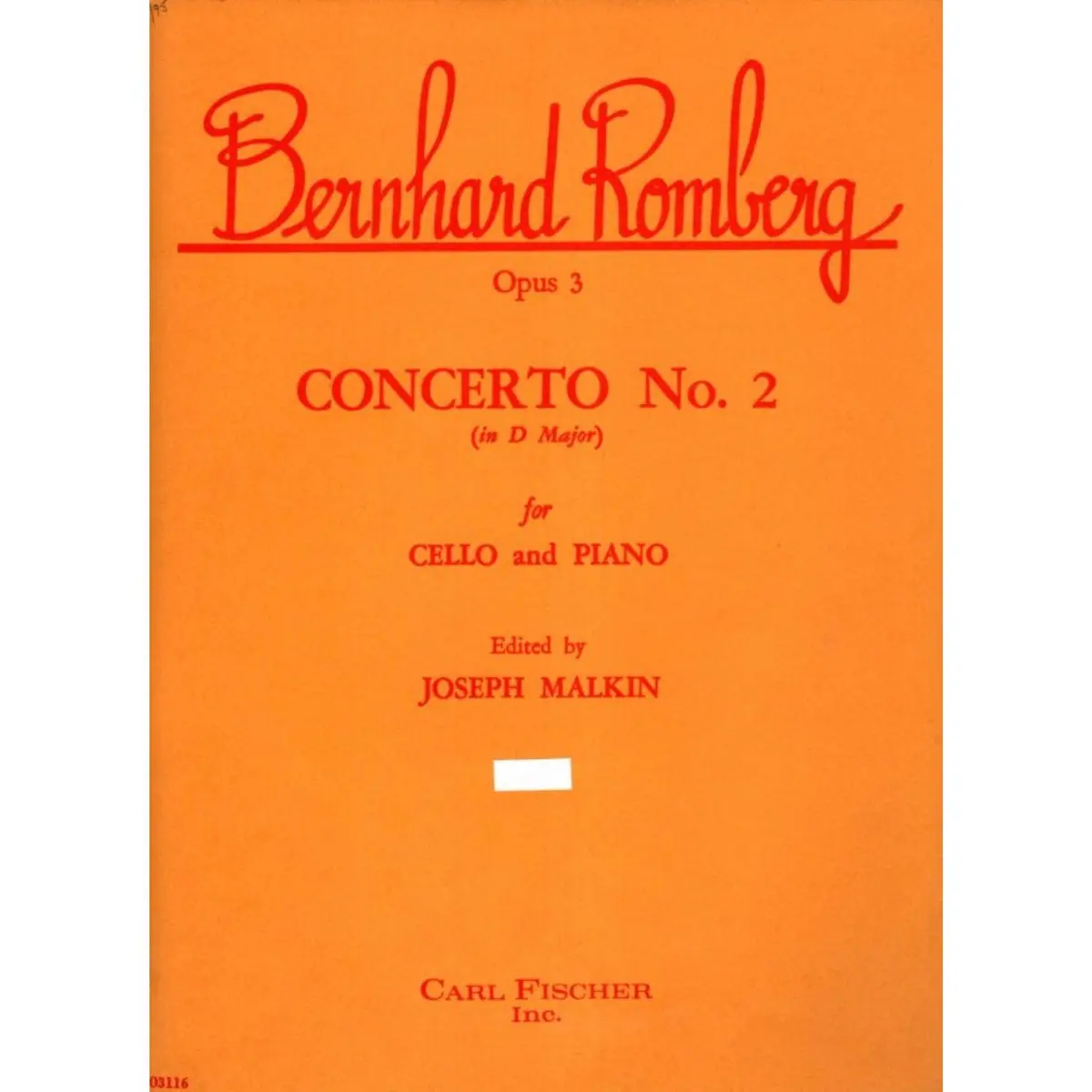 Concerto N.2 In D Major - Op.3