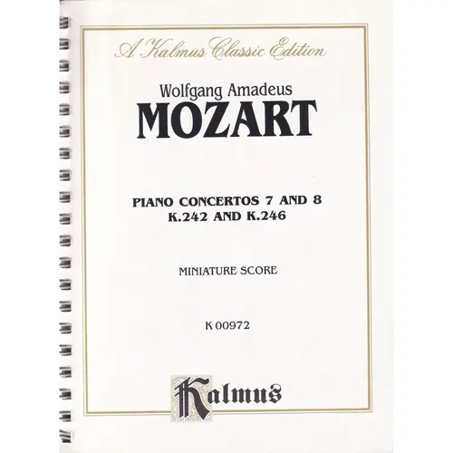 Piano Concertos N.78-K.242/246