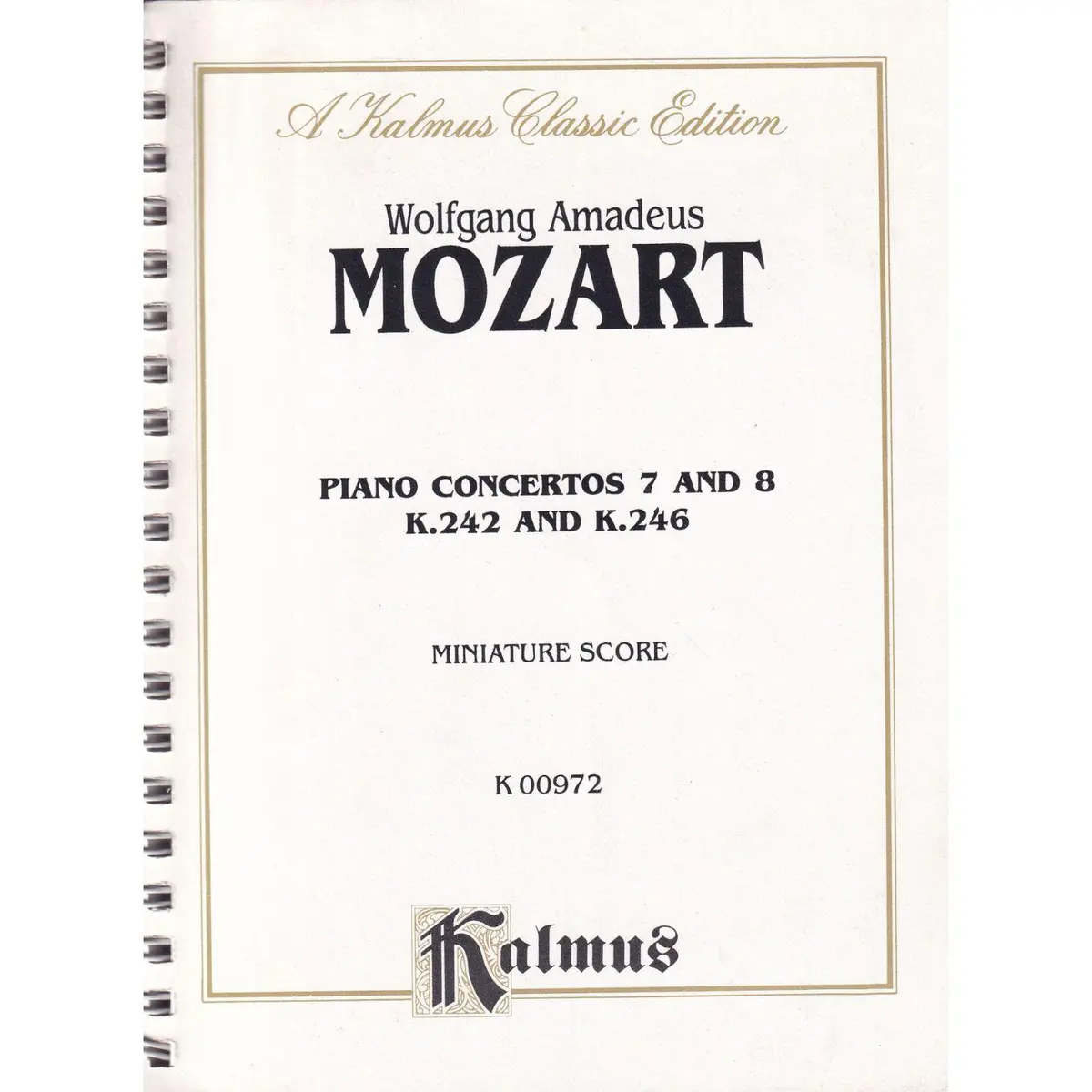 Piano Concertos N.78-K.242/246