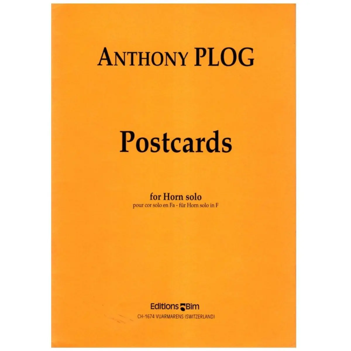 Postcards II Horn Solo