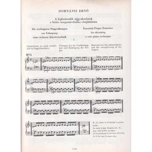 Essential Finger Exercises - Fingerubengen