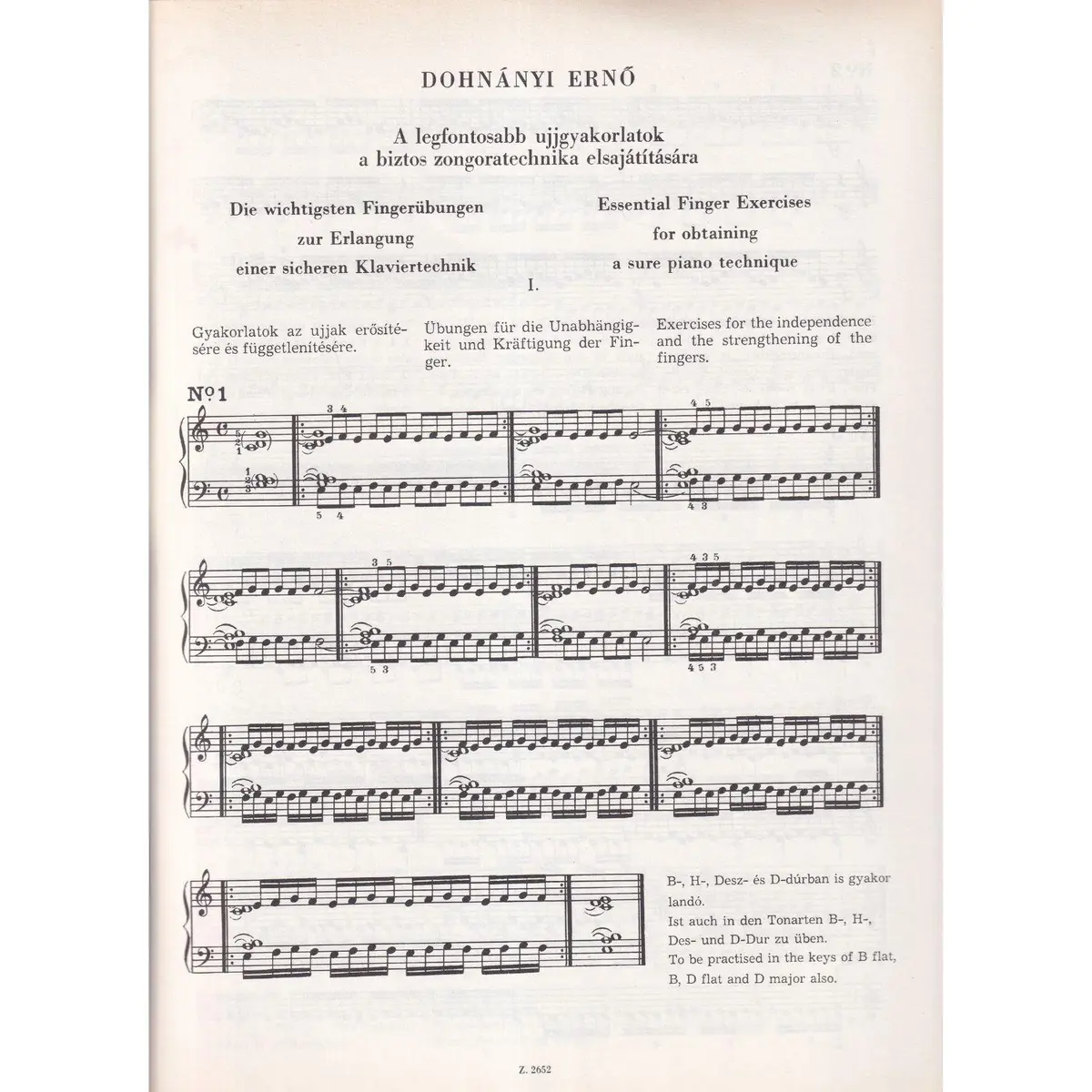 Essential Finger Exercises - Fingerubengen