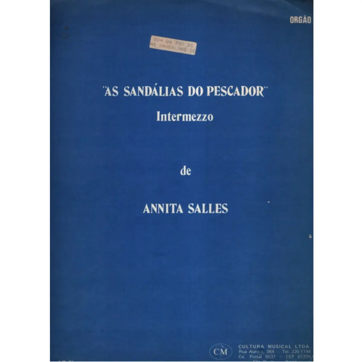 As Sandalias Do Pescador - Intermezzo para orgão