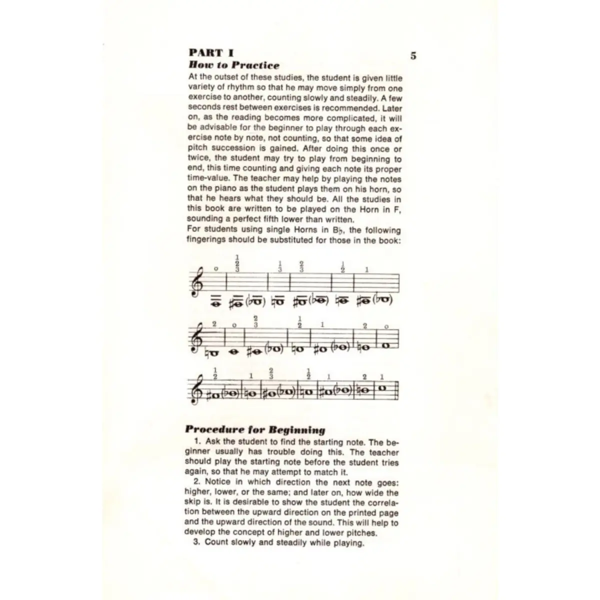 Elementary Method For French Horn - Teacher