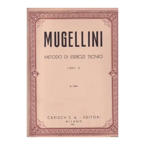 Método Di Esercizi Tecnici - Vol.4  (Edição Antiga)