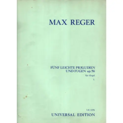 Funf Leichte Prel.U.Fug-Op.56-V.1