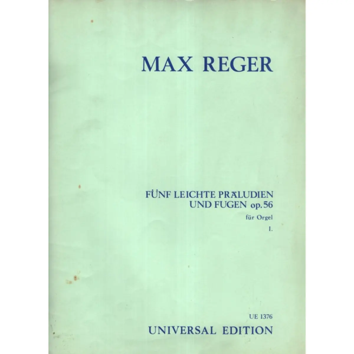 Funf Leichte Prel.U.Fug-Op.56-V.1