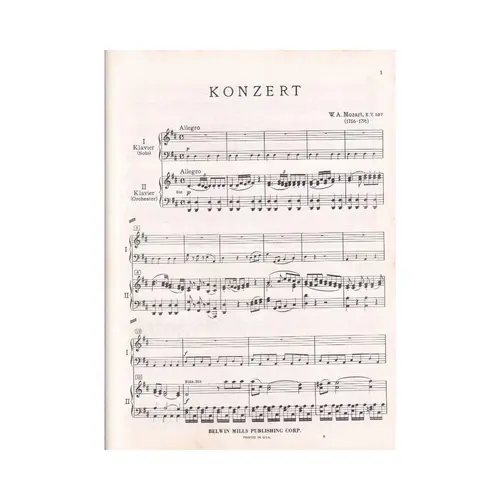 Piano Concerto N.26  - KV 537