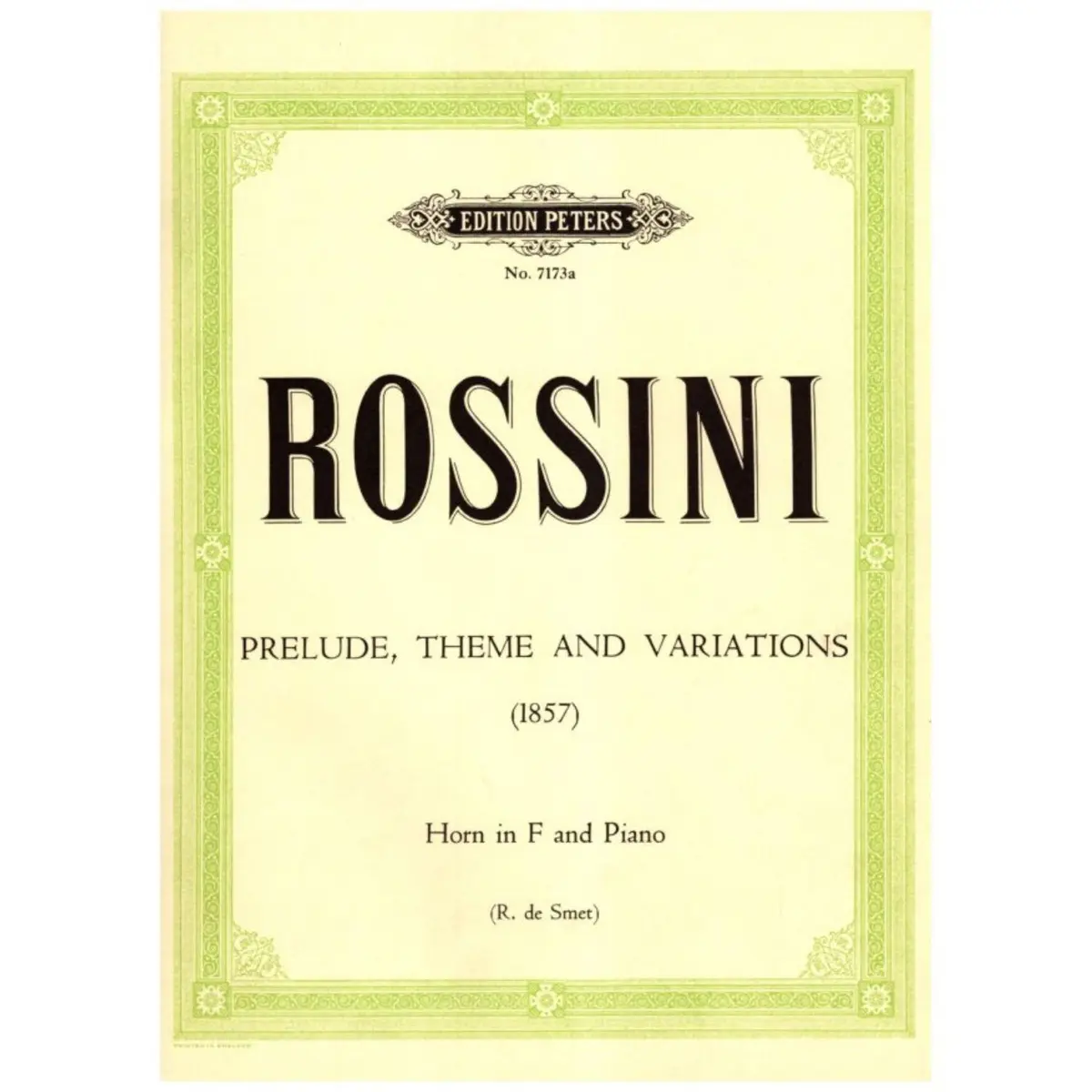 Prelude, Theme And Variations (1857)