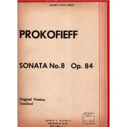 Sonata N.8 - Op.84  (Edição Antiga)