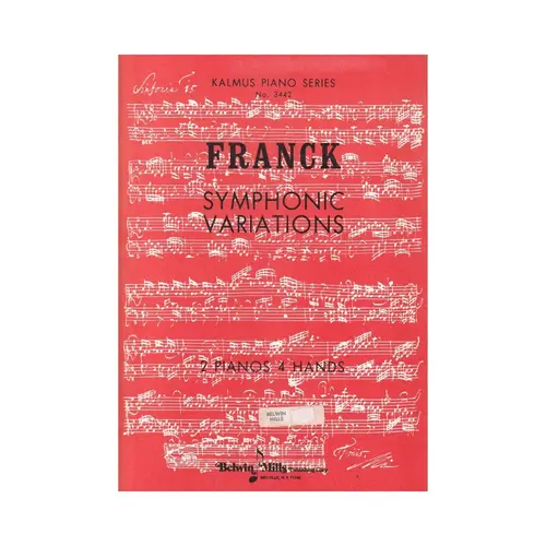 Symphonic Variations - 2 pianos 4 hands