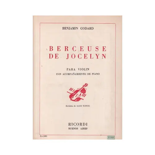 Berceuse de Jocelyn para Violin