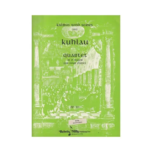 Quartet in d major for four flutes - op. 103