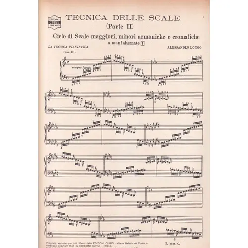 La Tecnica Pianistica - Vol.03 - Tecnica Della Scale ( parte II )
