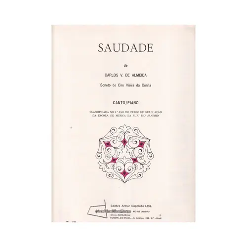 Saudade para canto e piano