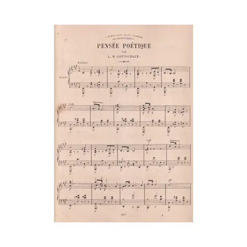 Pensee poetique para piano
