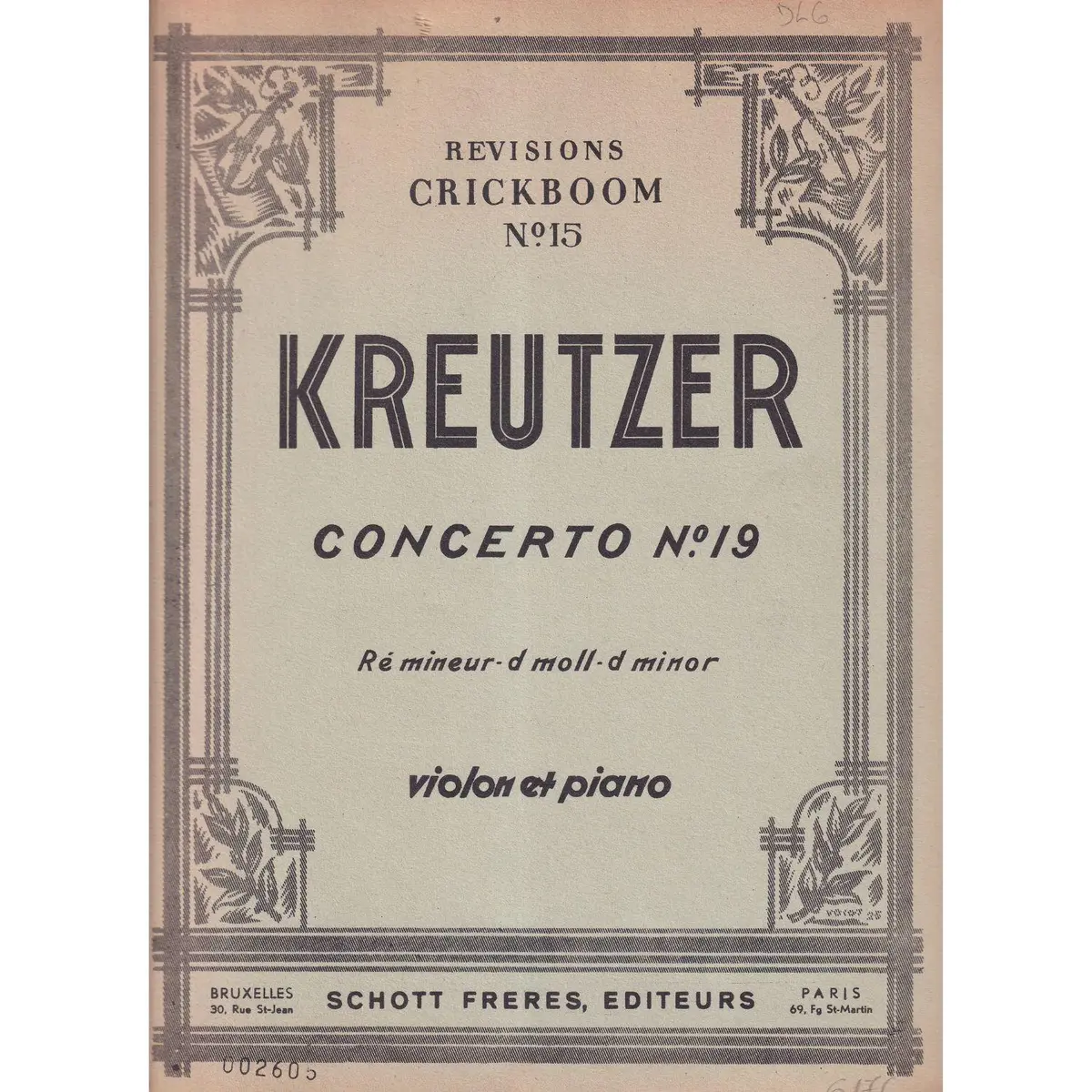 Concerto n.19 em Ré menor