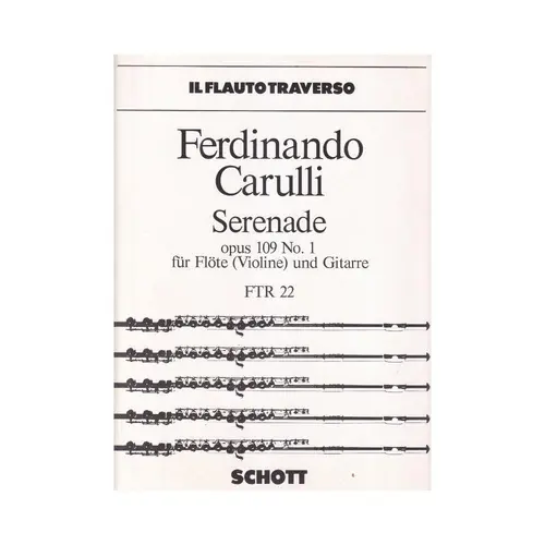 Serenade op.109 n.1 fur flote (violine) und guitarre