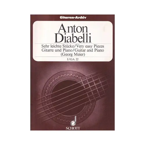 Sehr leichte Stucke fur guitarre und piano- vol. II - edição antiga