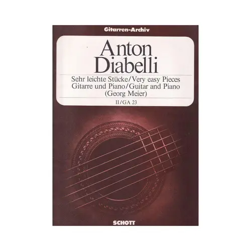 Sehr leichte Stucke fur guitarer und piano - edição antiga