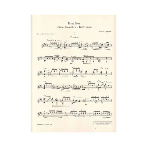 Estudios - Etudes journaliers