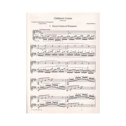 Children's Corner pour deux guitares
