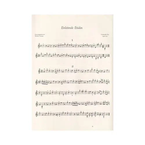 Einleitende Etuden - edição antiga