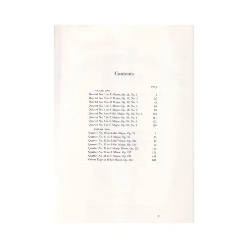 Complete String Quartets op. 18, 59, 74, 95