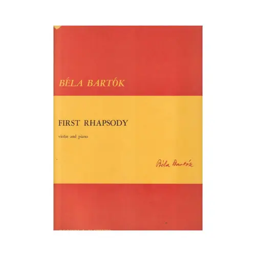 First Rhapsody (Folk Dances) - violin and piano