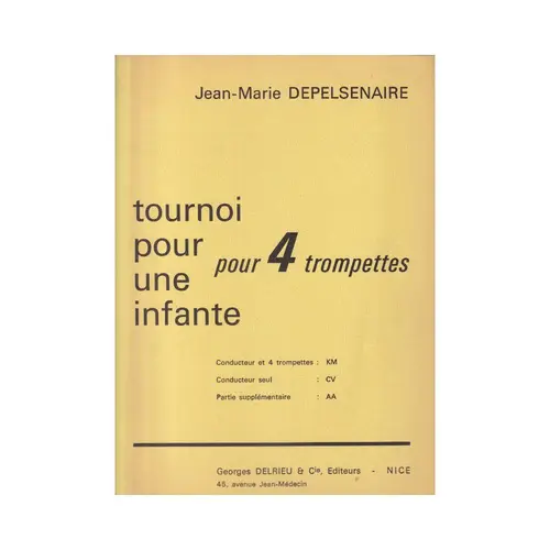 Tournoi pour une infante pour 4 trompettes
