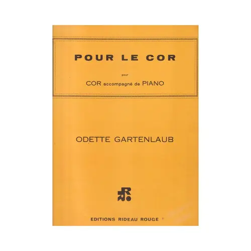 Pour le Cor accompagne de piano